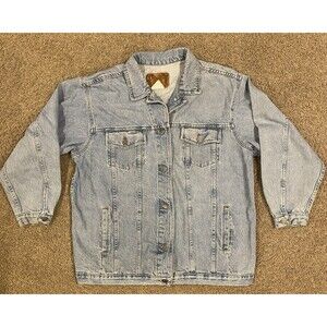 Vintage Delta Burke Delta Blues Denim Jacket L Made In‎ USA Workwear Jacket